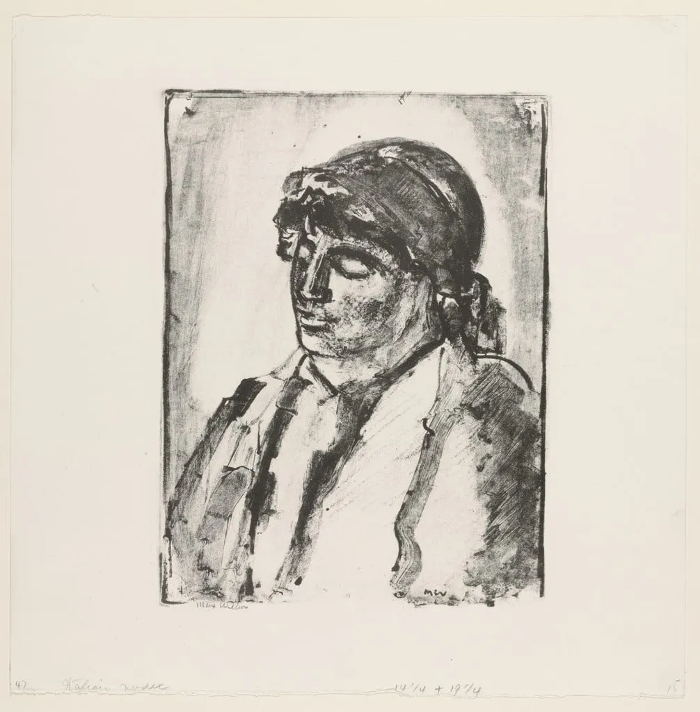 Untitled, by Max Weber, ink, 1932