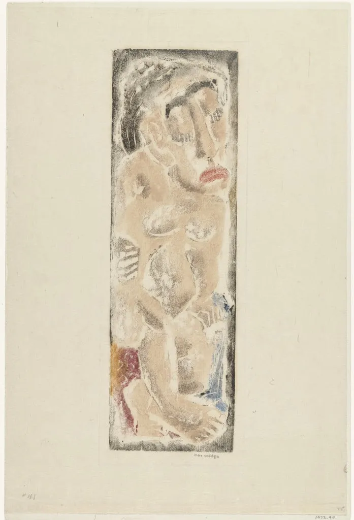 Untitled, by Max Weber, ink, 1923
