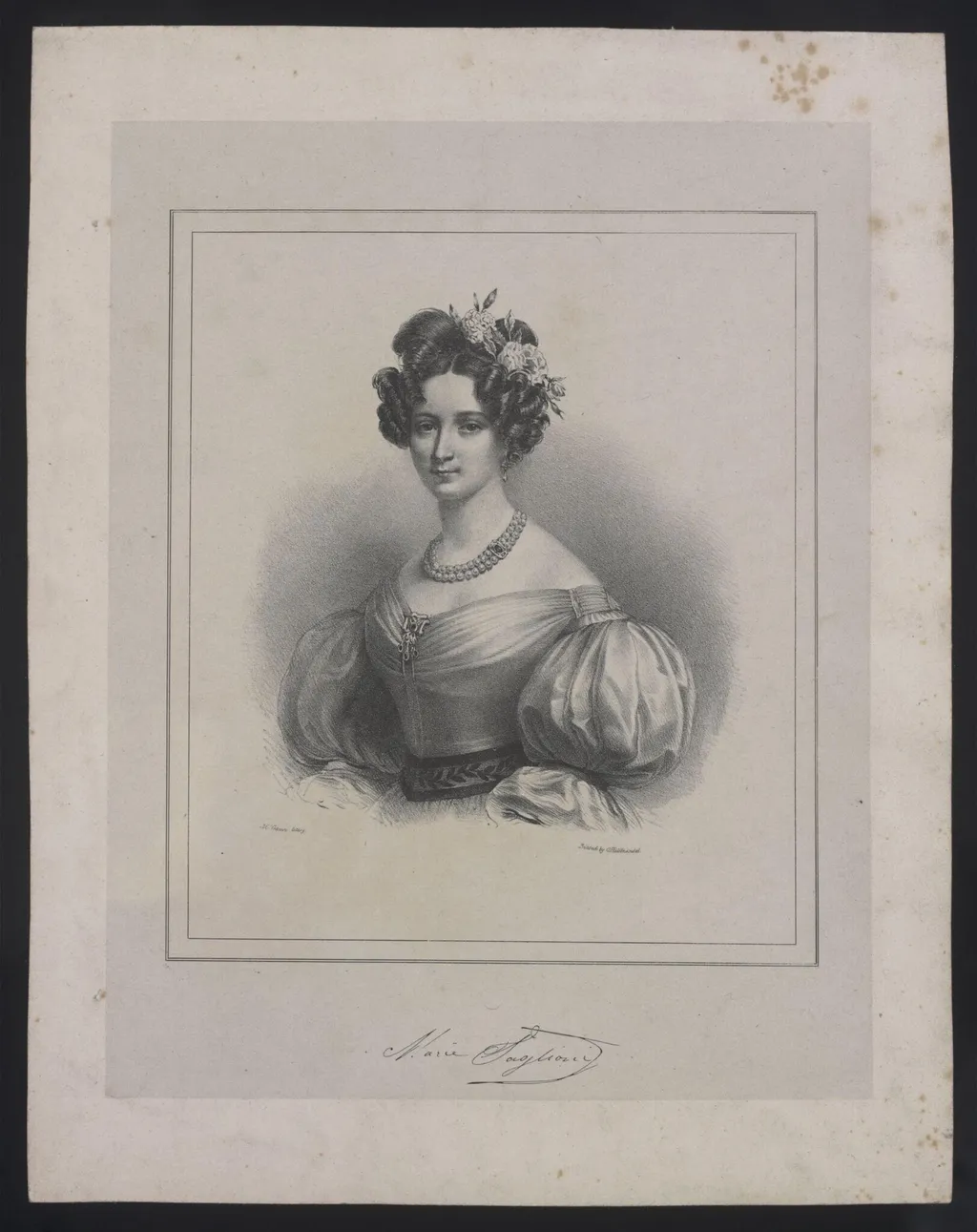 'Marie Taglioni', by Maxim Gauci, 1824
