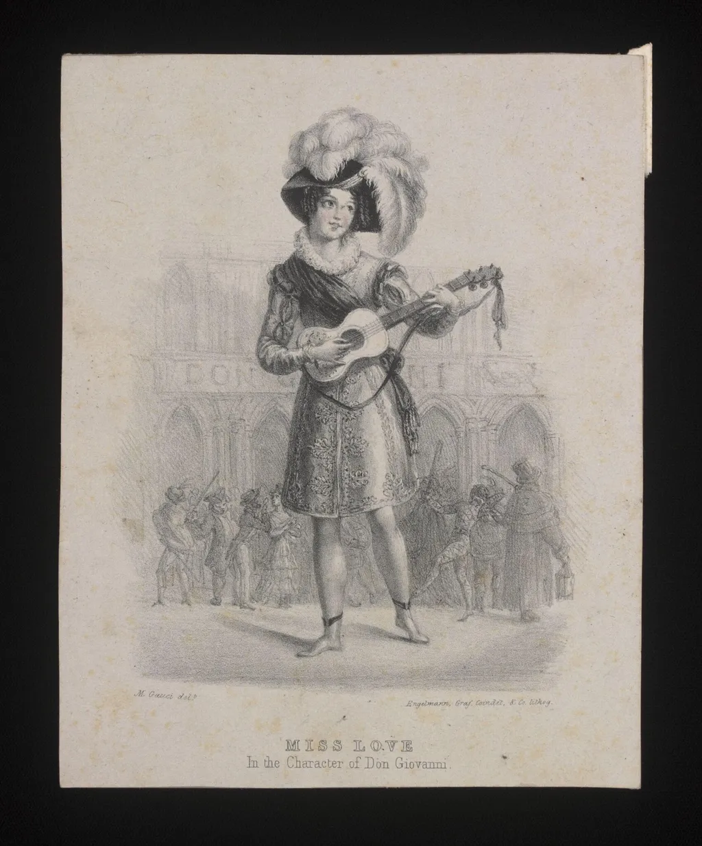 Miss Love in the character of Don Giovanni, by Maxim Gauci, 1850