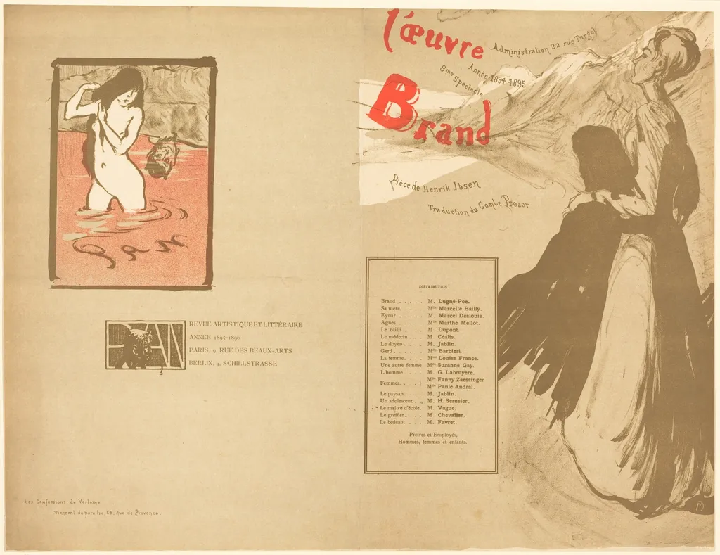 Brand, by Maxime Dethomas, ink, 1895