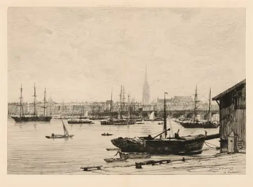 À Bordeaux (At Bordeaux), by Maxime Lalanne