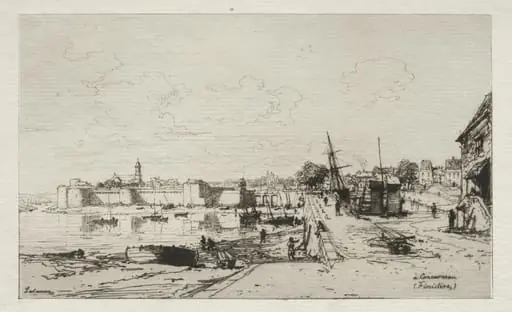 A Concarneau (Finistère), by Maxime Lalanne