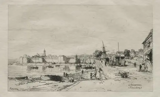 À Concarneau (Finistère), by Maxime Lalanne