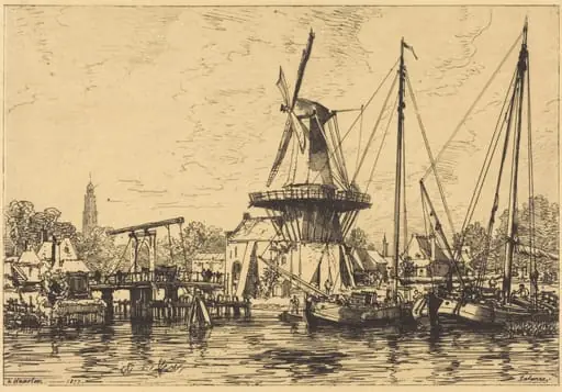A Haarlem, by Maxime Lalanne
