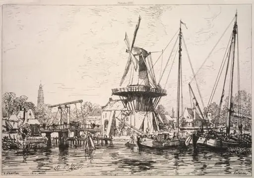 At Harlem (Holland), by Maxime Lalanne