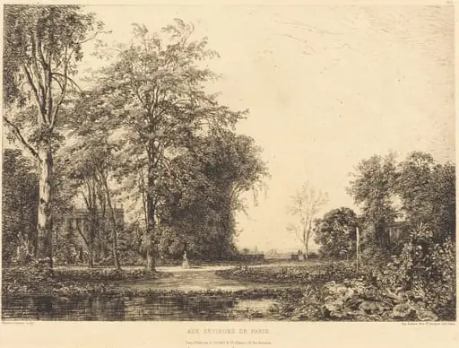 Aux environs de Paris, by Maxime Lalanne