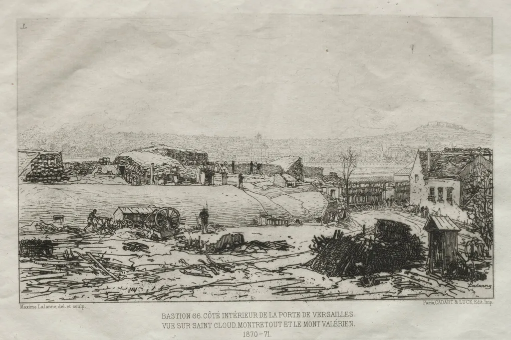 Bastion 66, by Maxime Lalanne, 1870