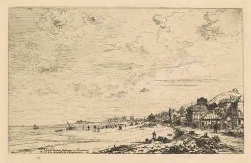 Beuzeval, Embouchure de la Dive (Calvados), by Maxime Lalanne