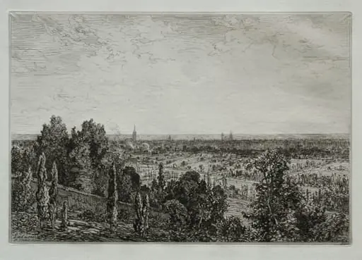 Bordeaux, View from the Coast of Cénon, by Maxime Lalanne