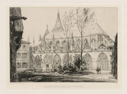 Église Paroissiale de St. Séverin, by Maxime Lalanne