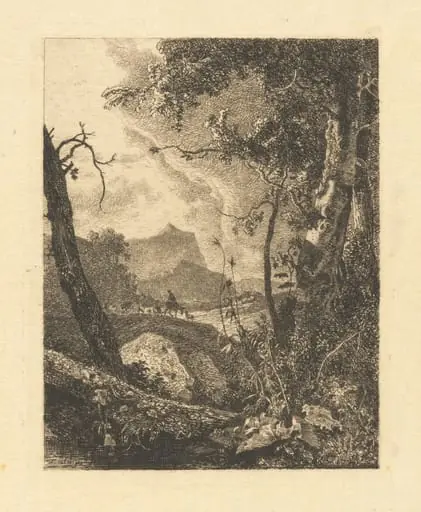 Italian Landscape, by Maxime Lalanne