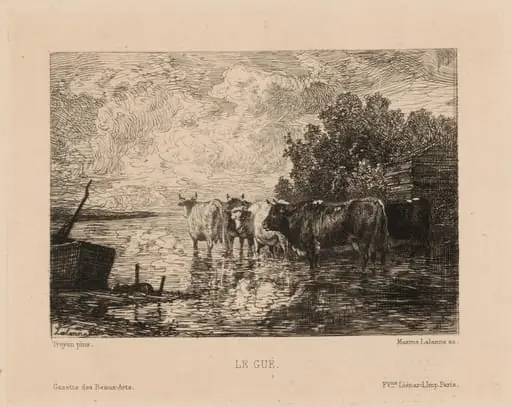 Le Gué (The Ford), by Maxime Lalanne