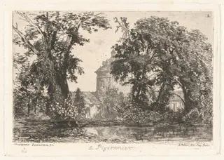 Le Pigeonnier, by Maxime Lalanne, 1869