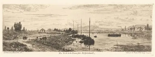 Les Bords de la Seine près Argenteuil (The Banks of the Seine by Argenteuil), by Maxime Lalanne