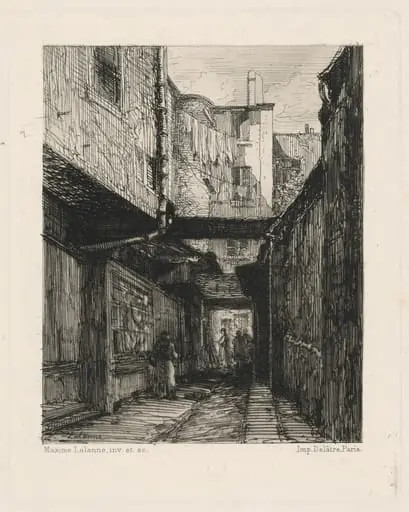Passage de la Marmite, Paris, by Maxime Lalanne