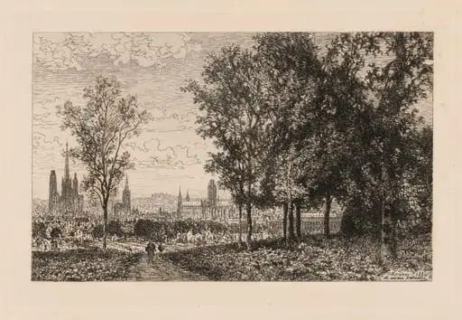 Rouen, by Maxime Lalanne