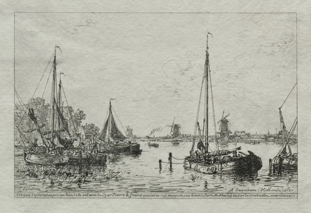 Sketch from Nature, by Maxime Lalanne, 1877