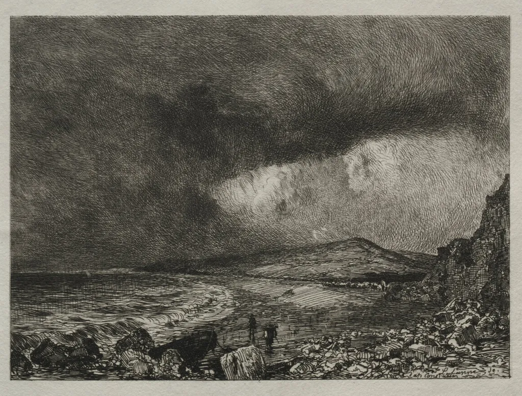 The Bay of Weymouth, by Maxime Lalanne, 1873