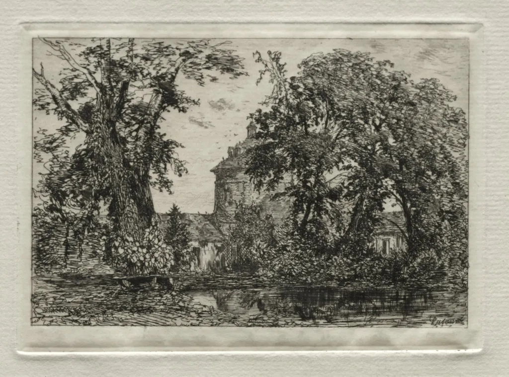 The Garret, by Maxime Lalanne, 1869