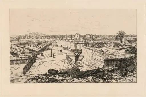 The Porte de Versailles at Pont du Jour, by Maxime Lalanne