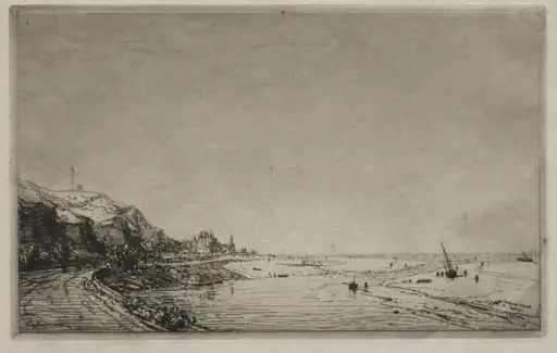 View from Port du Dives (Calvados), by Maxime Lalanne