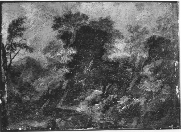 Felsenlandschaft, by Maximilian Joseph Schinnagl, unspecified, 1729