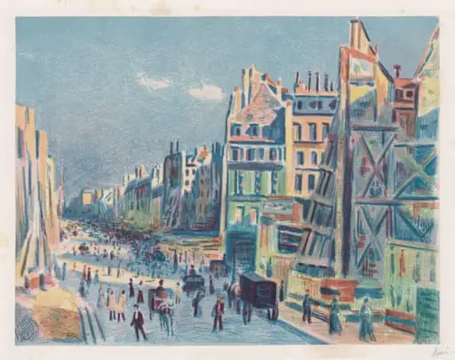 Rue Reamur, by Maximilien Luce