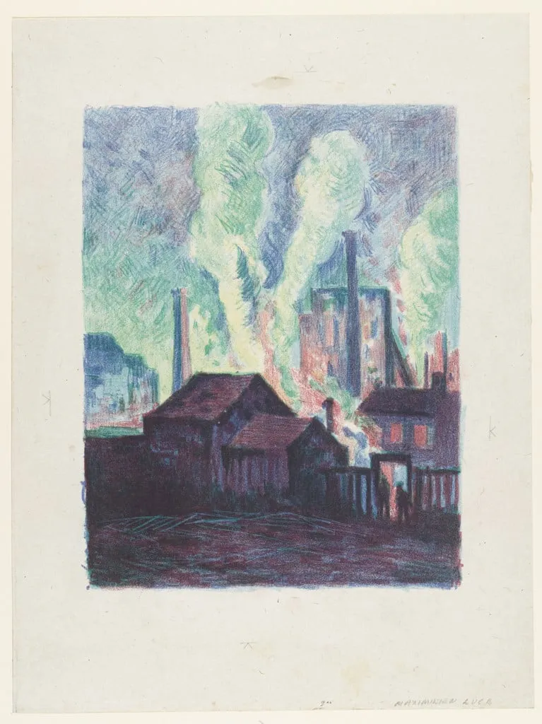 Untitled, by Maximilien Luce, ink, 1898
