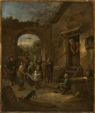 May feast (Gathering alms)