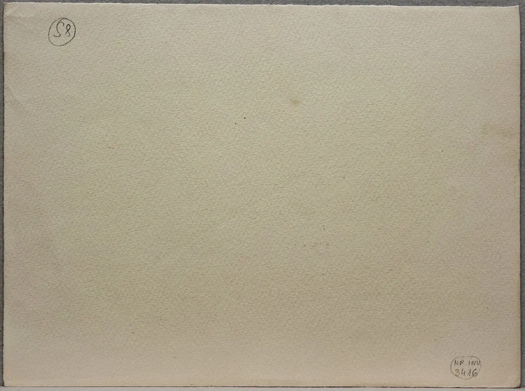 S8 - Peisaj la Sulina (Casă, gard și copac), by Medi Wechsler Dinu, 1958