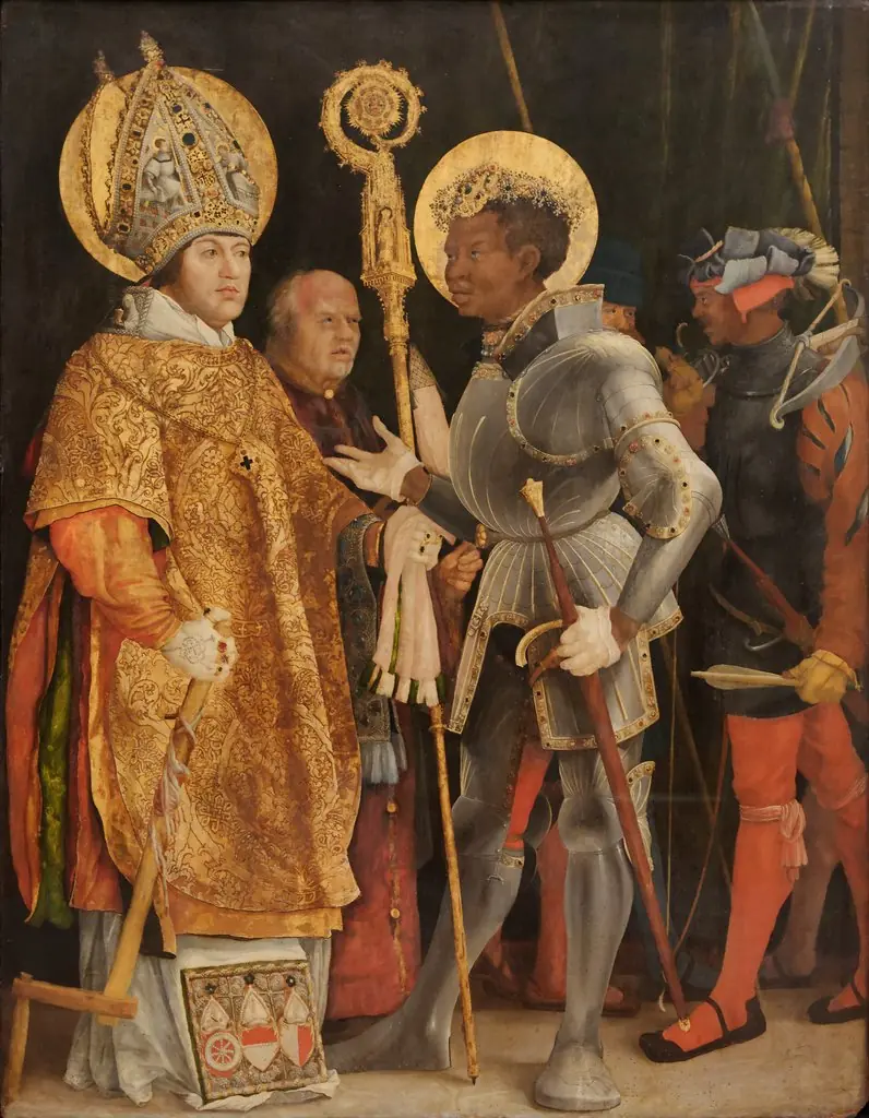 Meeting of St Erasm and St Maurice