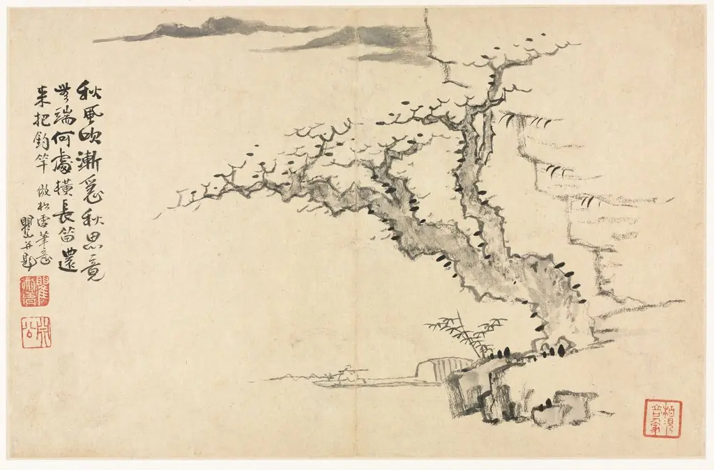 Landscapes in Various Styles after Old Masters, by Mei Qing
