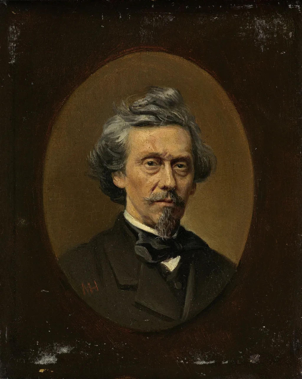 Petrus Franciscus Greive (1811-1872), by Meijer de Haan, oil, 1892