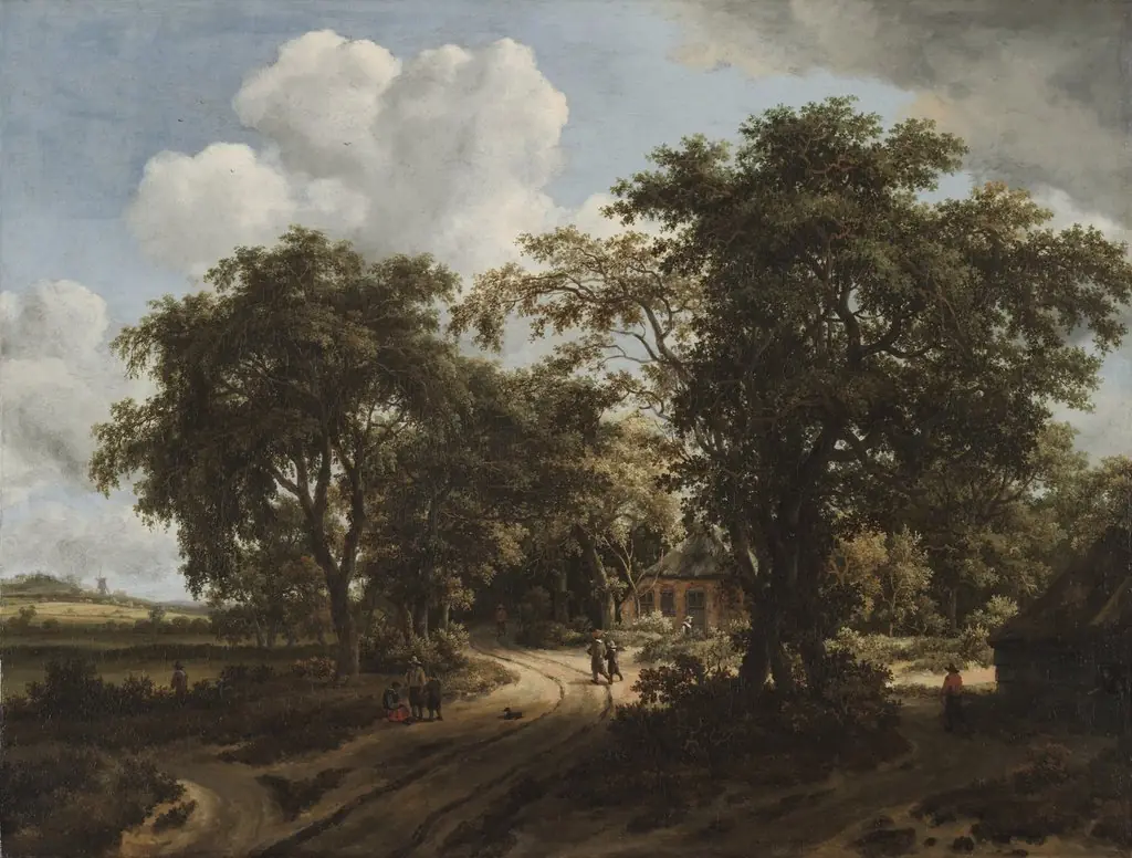 A Cottage in the Woods, by Meindert Hobbema