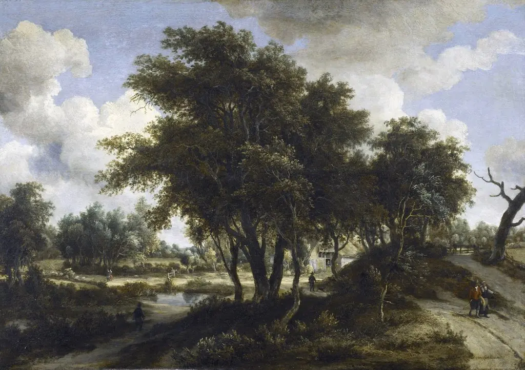 The Cottage, by Meindert Hobbema, 1663