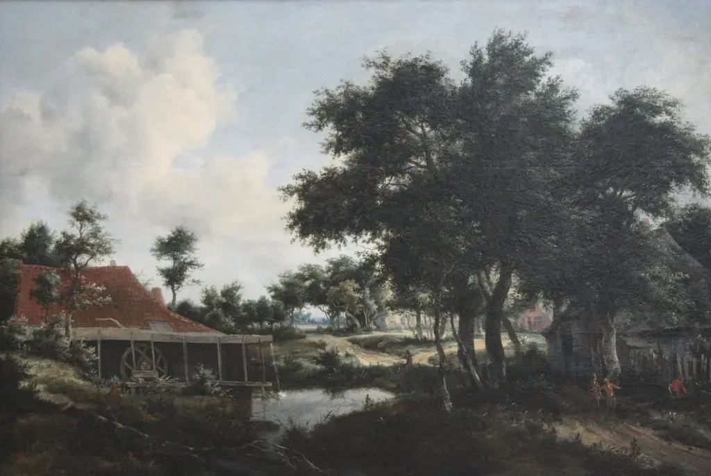 The Water-Mill, by Meindert Hobbema