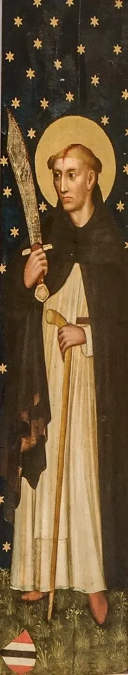 Saint Peter of Verona, by Meister des Deichsler-Altars, unspecified, 1417