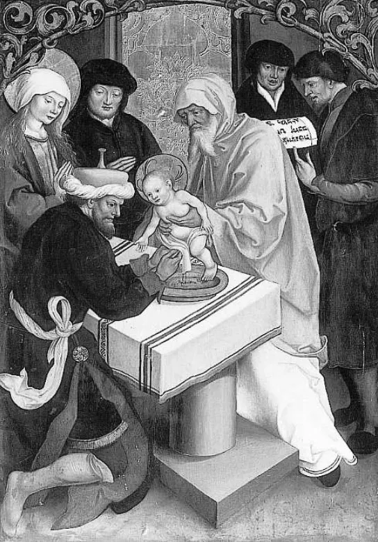 Circumcision of Jesus, by Meister von Sigmaringen, unspecified, 1505