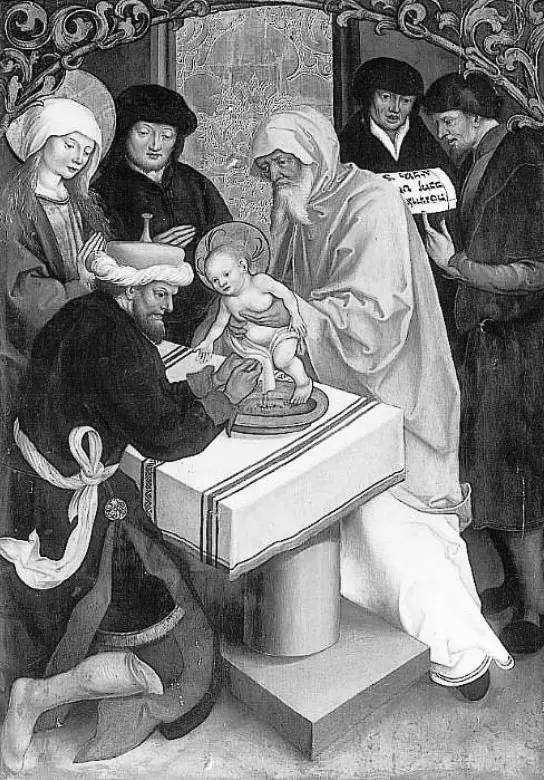Circumcision of Jesus, by Meister von Sigmaringen