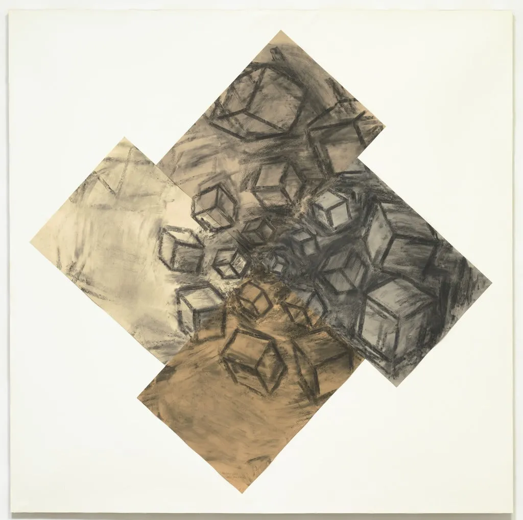 Untitled, by Mel Bochner, charcoal, 1987