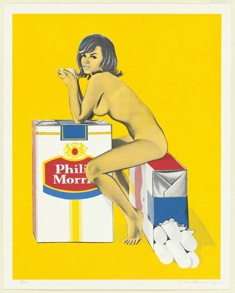 Untitled, by Mel Ramos, ink, 1965