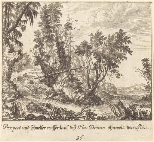 Draun River, by Melchior Küsel