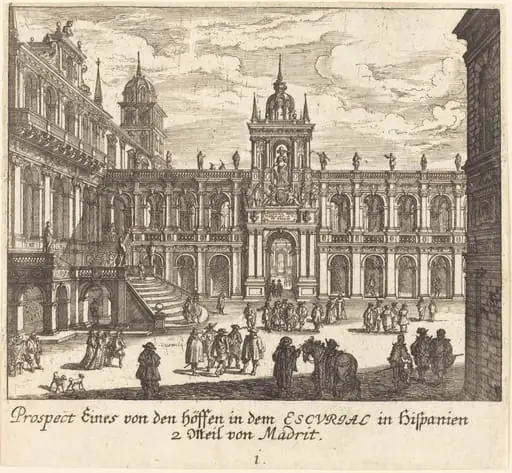 Escorial, Spain, by Melchior Küsel