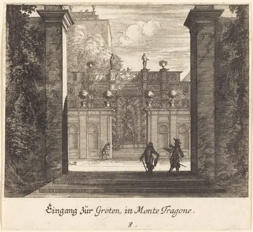 Grotto, Monta Tragone, by Melchior Küsel