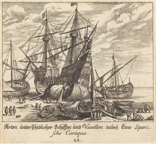 Ships, by Melchior Küsel