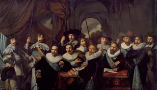 Members of the civic guard company of Captain Dirck Tholinx and Lieutenant Pieter Adriaenszn Raep, by Nicolaes Eliaszoon Pickenoy