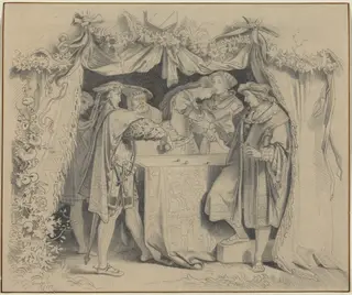 Men Throwing Dice