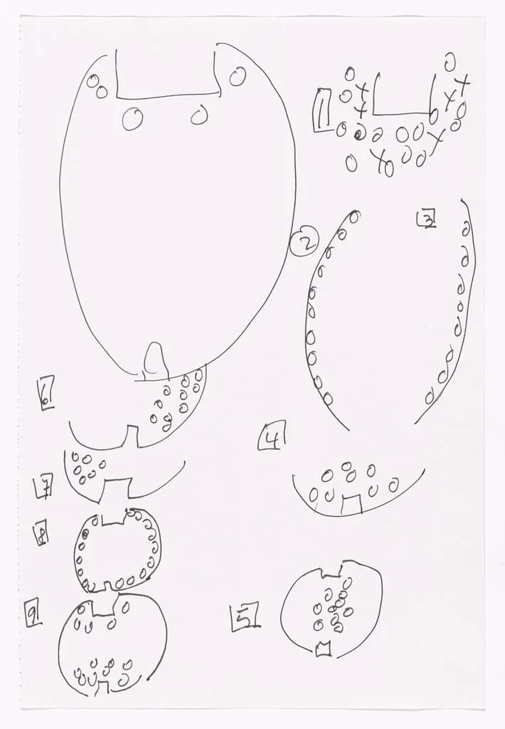 Untitled, by Merce Cunningham, 1983