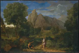 Mercury and Battus, by Francisque Millet